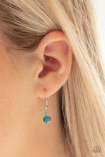 Load image into Gallery viewer, Paparazzi Unlocked - BLUE - Rhinestones - Key Pendant - Necklace &amp; Earrings - $5 Jewelry with Ashley Swint