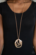 Load image into Gallery viewer, Paparazzi Urban Artisan - Gold - Necklace &amp; Earrings - $5 Jewelry with Ashley Swint