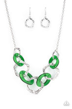 Load image into Gallery viewer, PRE-ORDER - Paparazzi Urban Circus - Green - Necklace &amp; Earrings - $5 Jewelry with Ashley Swint