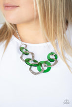 Load image into Gallery viewer, PRE-ORDER - Paparazzi Urban Circus - Green - Necklace &amp; Earrings - $5 Jewelry with Ashley Swint