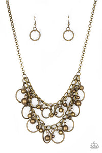 PAPARAZZI Warning Bells - Brass - $5 Jewelry with Ashley Swint