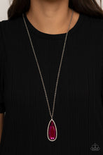 Load image into Gallery viewer, Paparazzi Watch Out For REIGN - Pink - Necklace &amp; Earrings - $5 Jewelry with Ashley Swint