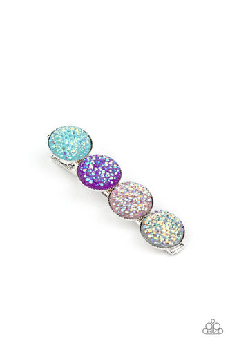 Paparazzi When GLEAMS Come True - Multi - Iridescent Shimmer Gems - Hair Clip - $5 Jewelry with Ashley Swint