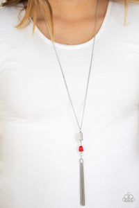 PRE-ORDER - Paparazzi Wild Horse Wonder - Red - Necklace & Earrings - $5 Jewelry with Ashley Swint