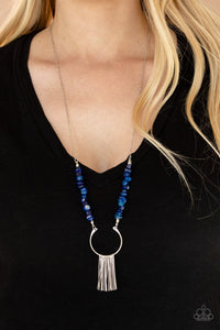 PRE-ORDER - Paparazzi With Your ART and Soul - Blue - Necklace & Earrings - $5 Jewelry with Ashley Swint