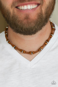 Paparazzi WOOD You Believe It? - Brown - Earthy Wooden Beads - Urban Necklace - $5 Jewelry with Ashley Swint