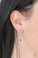 Load image into Gallery viewer, Paparazzi Bohemian Belle - Red Seed Beads - Necklace and matching Earrings - $5 Jewelry With Ashley Swint