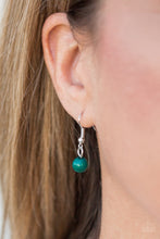 Load image into Gallery viewer, Paparazzi Color Boost - Green Beads - Silver Chain - Necklace and matching Earrings - $5 Jewelry With Ashley Swint