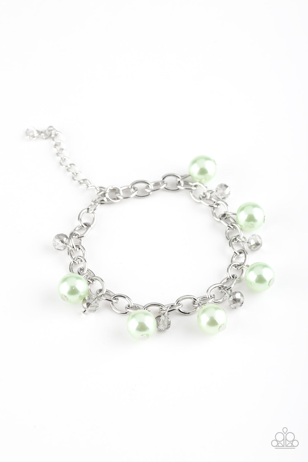Paparazzi Country Club Chic - Green Pearls - Bracelet - $5 Jewelry With Ashley Swint