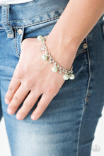 Load image into Gallery viewer, Paparazzi Country Club Chic - Green Pearls - Bracelet - $5 Jewelry With Ashley Swint