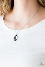 Load image into Gallery viewer, Paparazzi Definitely Duchess - Silver - Smoky Gem - Silver Necklace &amp; Earrings - $5 Jewelry With Ashley Swint