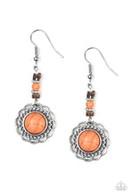 Load image into Gallery viewer, Paparazzi   Desert Bliss - Orange Stone - Earrings - $5 Jewelry With Ashley Swint