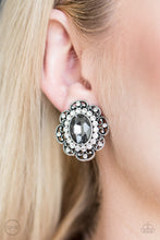 Load image into Gallery viewer, Paparazzi Dine and Dapper - Silver - Clip on Earrings - $5 Jewelry With Ashley Swint
