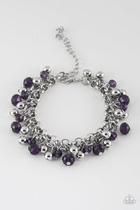 Paparazzi Just For The FUND Of It! - Purple - Bracelet - $5 Jewelry with Ashley Swint