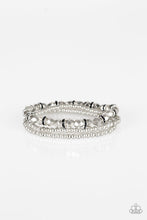 Load image into Gallery viewer, Paparazzi Let There BEAM Light - Black Rhinestones - Set of 3 Bracelets - $5 Jewelry With Ashley Swint