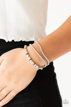 Load image into Gallery viewer, Paparazzi Let There BEAM Light - Black Rhinestones - Set of 3 Bracelets - $5 Jewelry With Ashley Swint