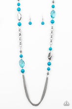 Load image into Gallery viewer, Paparazzi Marina Majesty - Blue - Necklace and matching Earrings - $5 Jewelry with Ashley Swint