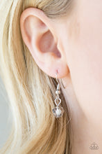 Load image into Gallery viewer, Paparazzi Modernly Majestic - Silver Beads - Necklace &amp; Earrings - $5 Jewelry With Ashley Swint