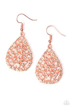 Load image into Gallery viewer, Sparkle Brighter - Copper Earrings - $5 Jewelry With Ashley Swint