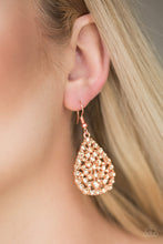 Load image into Gallery viewer, Sparkle Brighter - Copper Earrings - $5 Jewelry With Ashley Swint