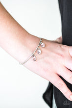 Load image into Gallery viewer, Paparazzi Sparkling Splendor - Pink Glittery Rhinestones - Silver Cuff Bracelet - $5 Jewelry With Ashley Swint