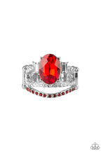 Load image into Gallery viewer, Paparazzi Spectacular Sparkle - Red Rhinestones - Ring - $5 Jewelry With Ashley Swint