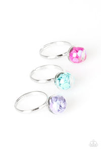 Paparazzi Starlet Shimmer Rings - 10 - Confetti Pastel HEARTS - Purple, Green, Pink, Blue - $5 Jewelry With Ashley Swint