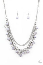 Load image into Gallery viewer, Paparazzi Wait and SEA - Silver - Necklace and matching Earrings - $5 Jewelry With Ashley Swint