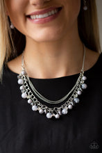 Load image into Gallery viewer, Paparazzi Wait and SEA - Silver - Necklace and matching Earrings - $5 Jewelry With Ashley Swint