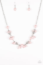 Load image into Gallery viewer, Paparazzi Weekday Wedding - Orange Pearls - Silver Chain - Necklace and matching Earrings - $5 Jewelry With Ashley Swint