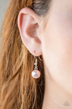 Load image into Gallery viewer, Paparazzi Weekday Wedding - Orange Pearls - Silver Chain - Necklace and matching Earrings - $5 Jewelry With Ashley Swint