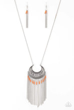 Load image into Gallery viewer, Paparazzi Mad about Madagascar - Orange - Necklace &amp; Earrings
