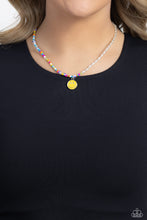 Load image into Gallery viewer, Paparazzi Smiling Showdown - Yellow - Necklace &amp; Earrings
