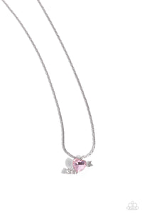 Paparazzi Courting Cupid - Pink Necklace & Earrings