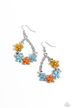 Load image into Gallery viewer, Paparazzi Boisterous Blooms - Multi - Flower Earring New