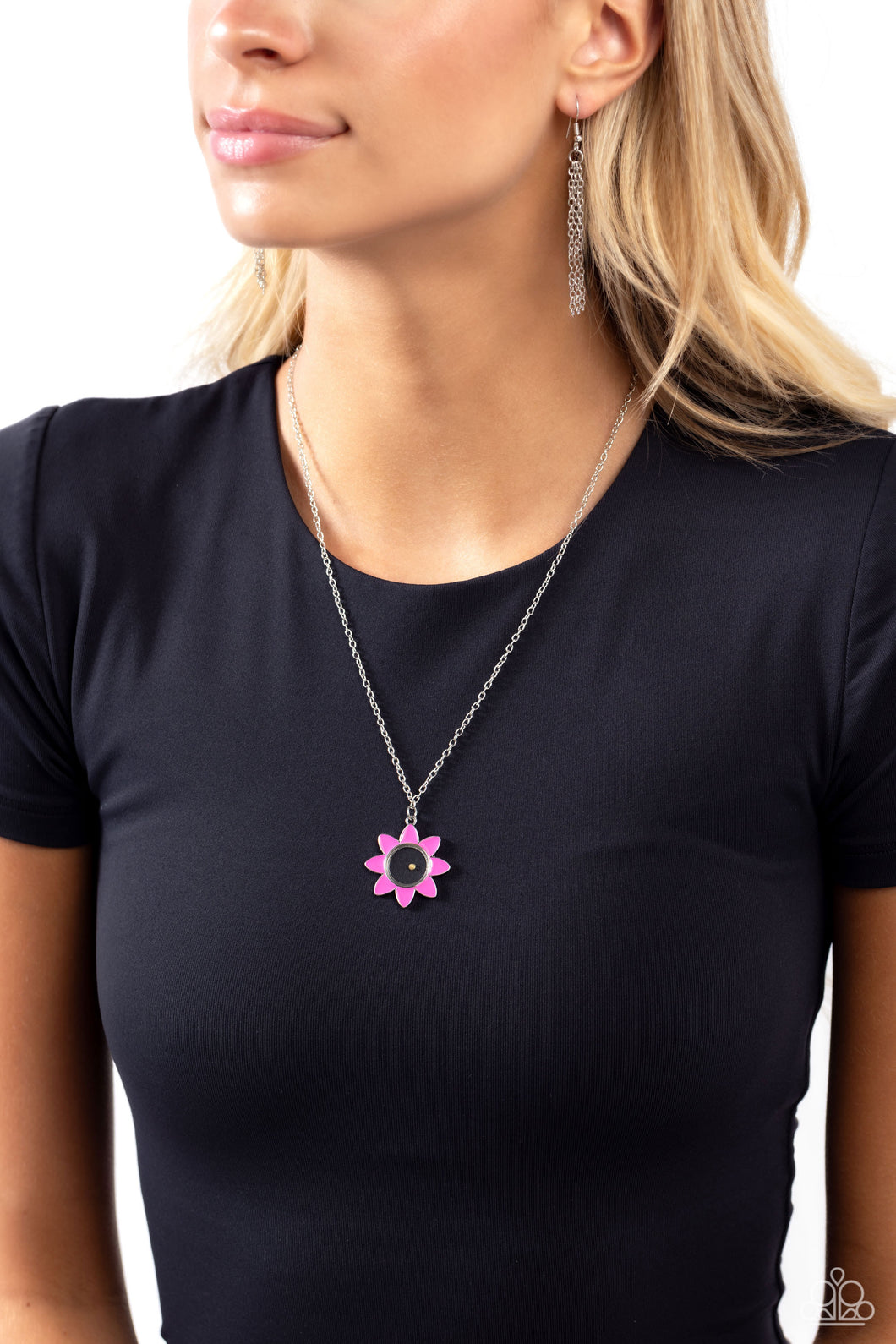 Paparazzi Petals of Inspiration - Pink Necklace & Earrings