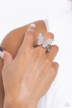 Load image into Gallery viewer, Paparazzi High Time - Pink - Butterfly Ring