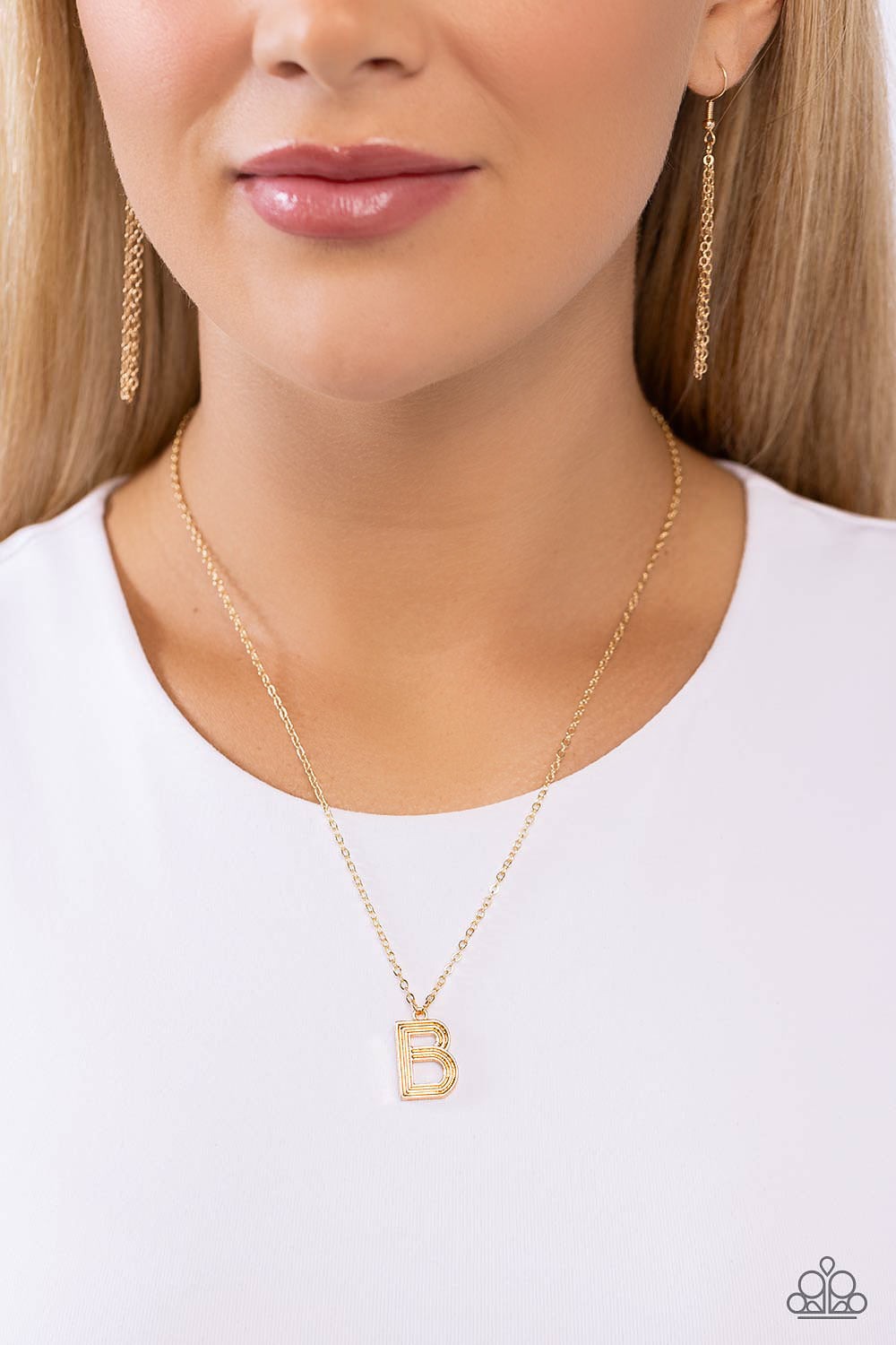 Personalized Letter B Initial Necklace | Alexandra Marks Jewelry