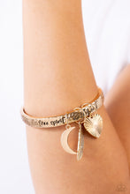 Load image into Gallery viewer, Paparazzi Free-Spirited Fantasy - Gold Bracelet New