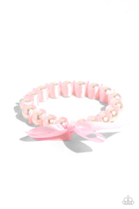 Paparazzi Ribbon Rarity - Pink Bracelet