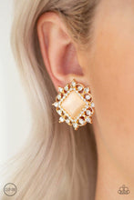 Load image into Gallery viewer, Paparazzi Get Rich Quick - Gold - Clip On Earrings