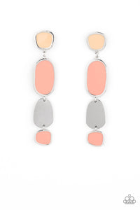 PRE-ORDER - Paparazzi All Out Allure - Orange Coral - Earrings - $5 Jewelry with Ashley Swint