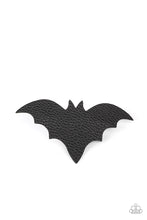 Load image into Gallery viewer, PRE-ORDER - Paparazzi BAT to the Bone - Black Leather - Hair Clip - $5 Jewelry with Ashley Swint