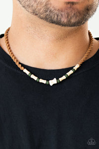 PRE-ORDER - Paparazzi Beach Shark - Green - Necklace - $5 Jewelry with Ashley Swint