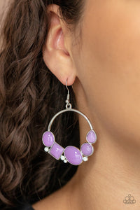 PRE-ORDER - Paparazzi Beautifully Bubblicious - Purple - Earrings - $5 Jewelry with Ashley Swint