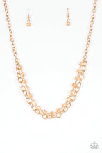 Load image into Gallery viewer, Paparazzi Block Party Princess - Gold - Necklace &amp; Earrings - $5 Jewelry With Ashley Swint