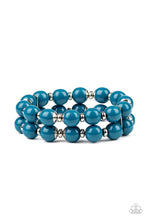 Load image into Gallery viewer, Paparazzi Bubble Blast Off - Blue - Mosaic Beads - Stretchy Band Bracelet - $5 Jewelry with Ashley Swint