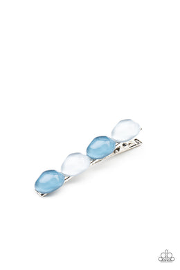 PRE-ORDER - Paparazzi Bubbly Reflections - Blue - Hair Clip Bobby Pin - $5 Jewelry with Ashley Swint
