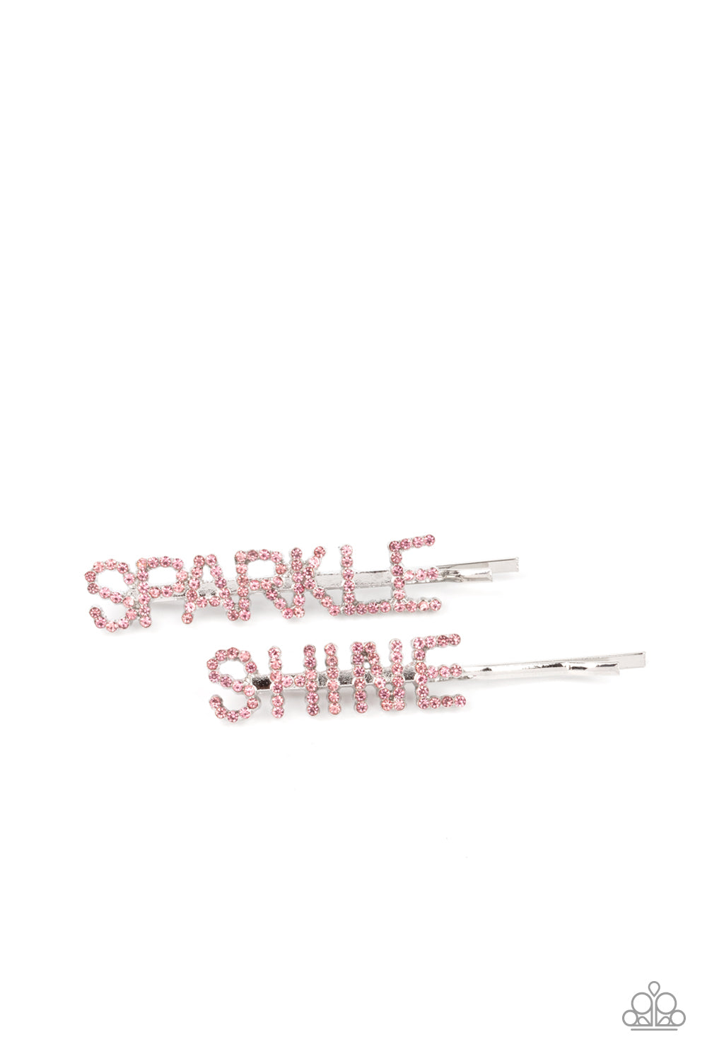 Paparazzi Center of the SPARKLE-verse - Pink - Hair Clips / Pins