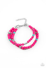 Load image into Gallery viewer, PRE-ORDER - Paparazzi Desert Decorum - Pink - Bracelet - $5 Jewelry with Ashley Swint